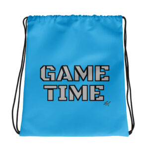 JV Carolina Blue Game Time Drawstring Backpack