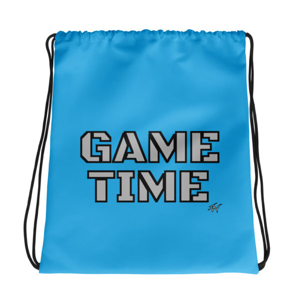 JV Carolina Blue Game Time Drawstring Backpack
