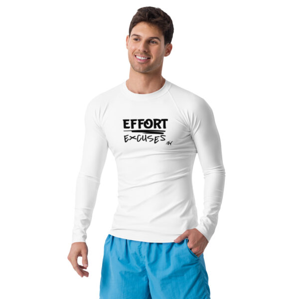 Effort Over Excuses White Dry-Fit Long Sleeve